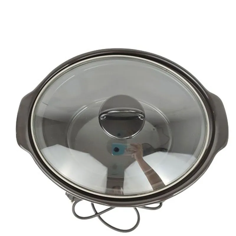 Kitchenware CB CE Rohs Stainless Steel Housing 3.5L 4.0L Slow Rice Cooker with Removable Ceramic Pot