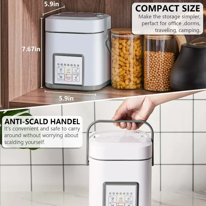 Wholesale Custom ODM Mini 2.5 Cups Portable Travel Ceramic Rice Cooker