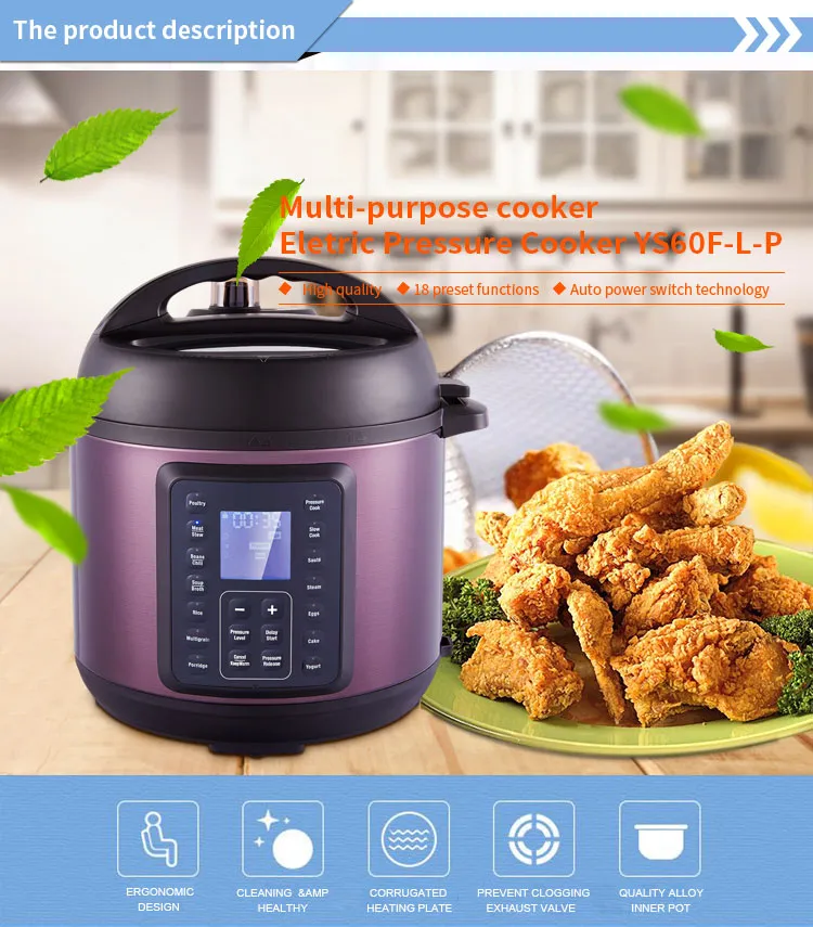 6 Liter Electric Rice Cooker 9 In1 Rice Cooker Pressure Cooker Pot