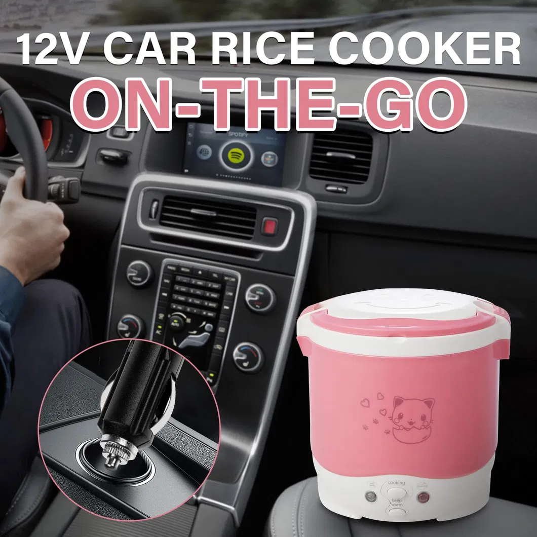 Wholesale Customized Logo Mini Travel 1L Auto Keep Warm White Rice Cooker