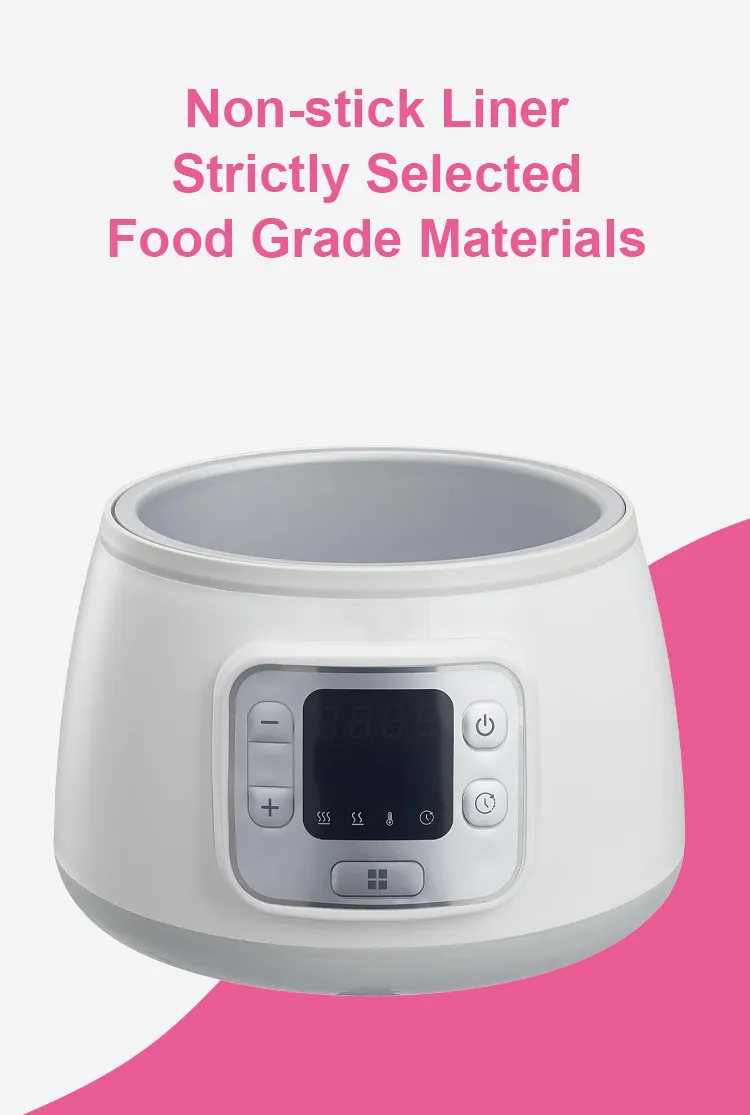 Factory Hot Sale Electric Baby Food Maker Infant Slow Cooker for Nutrient Soup Porridge