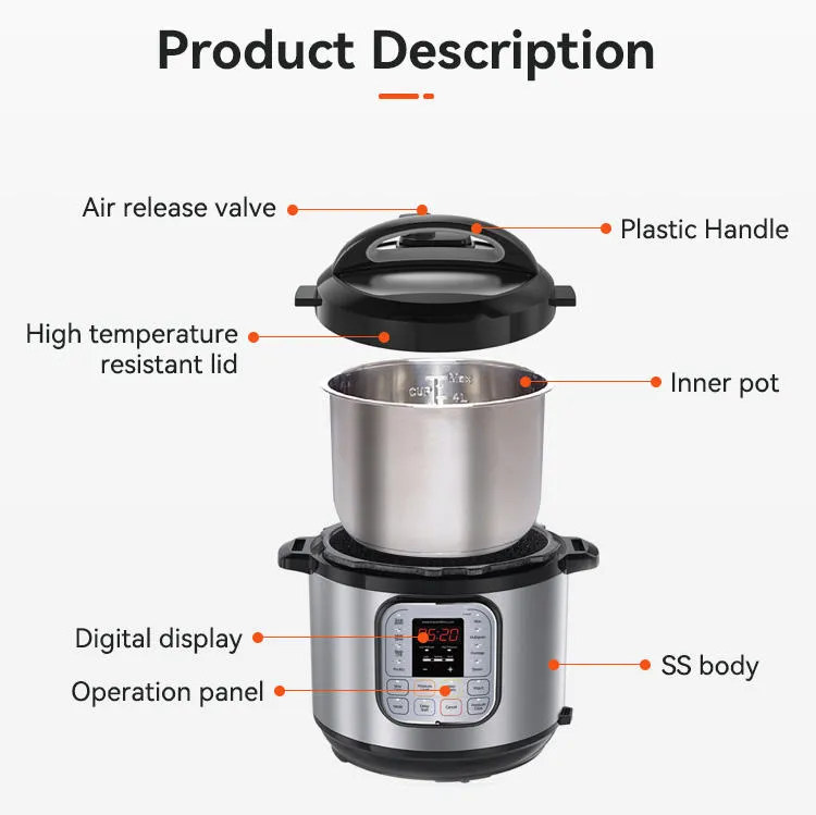 Instant Pot Duo 7-in-1 Mini Electric Pressure Cooker Yogurt Maker Warmer Sterilizer
