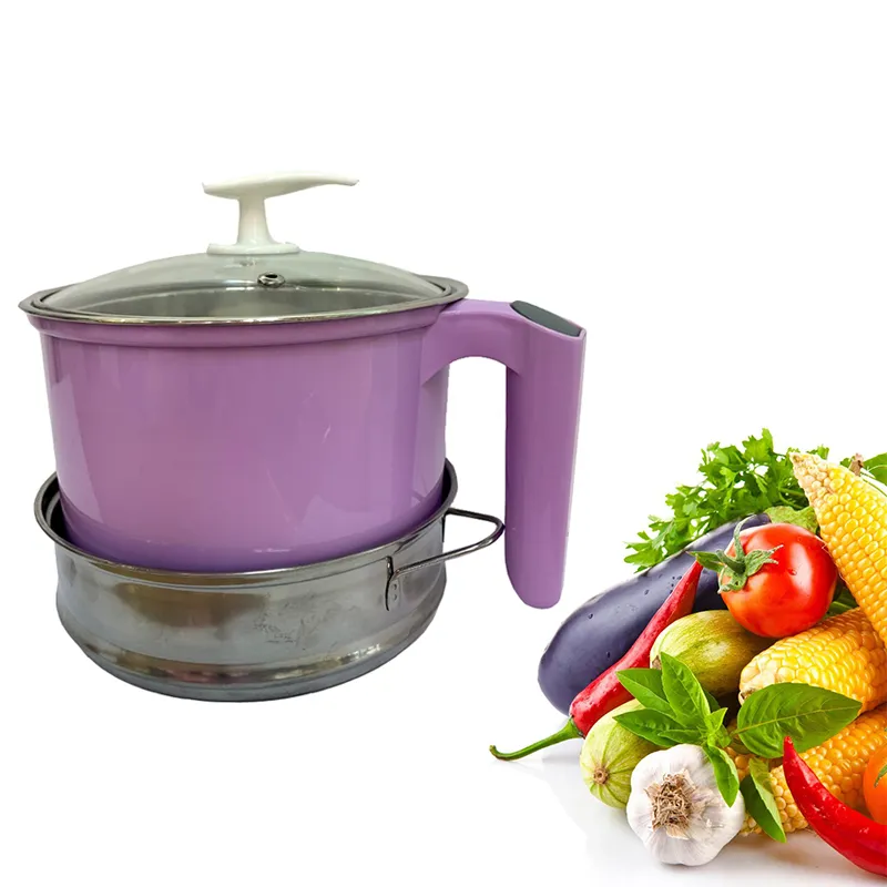 Eletctric Cooker Dry Steaming Non Stick Electric Mini Hot Pot Steam Pot Egg Cooker Steamer