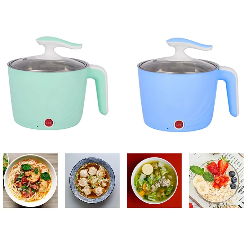 1.2L Electric Multi Mini Rice Cooker Kitchen Appliances Food Steamer Hot Pot Electric Fry Pan Electric Cooker