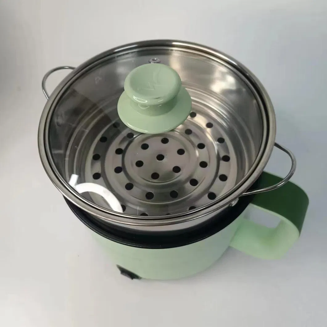 Pink Mini Non-Stick Hot Pot Students Dormitory Cooking Cooker