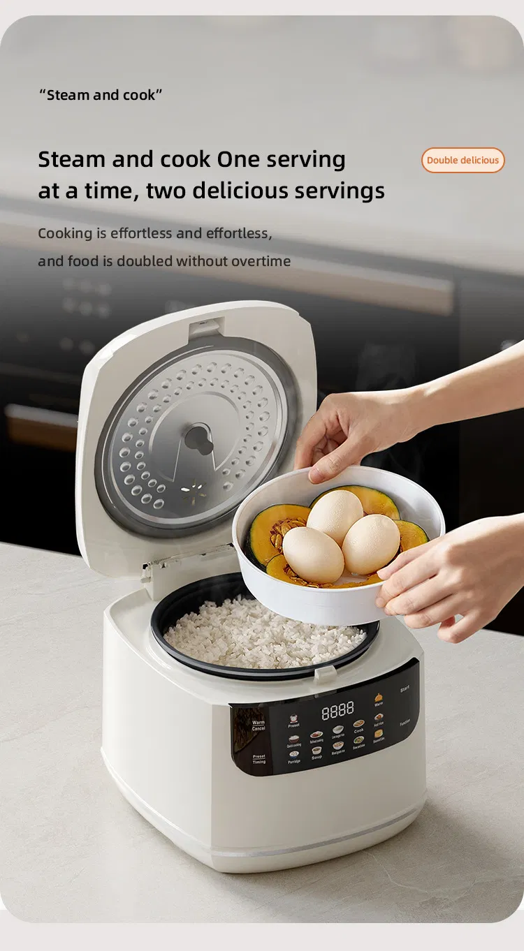 2L Smart Rice Cooker Multi-Functional Electric Cooker