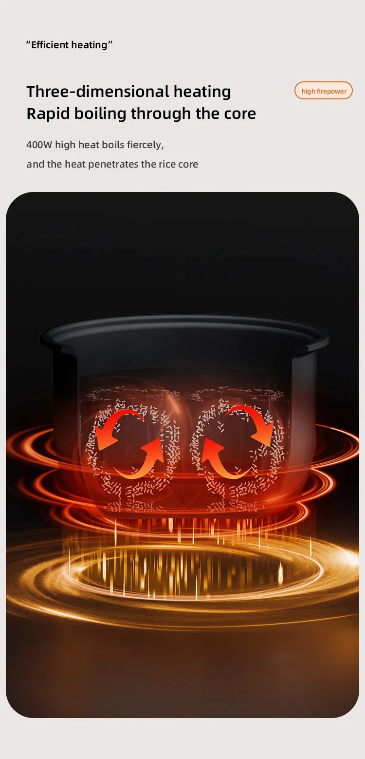 China Rice Cooker 2L Smart Cooking Food Cook Electric 1-2 Peoples Mini Rice Cookers