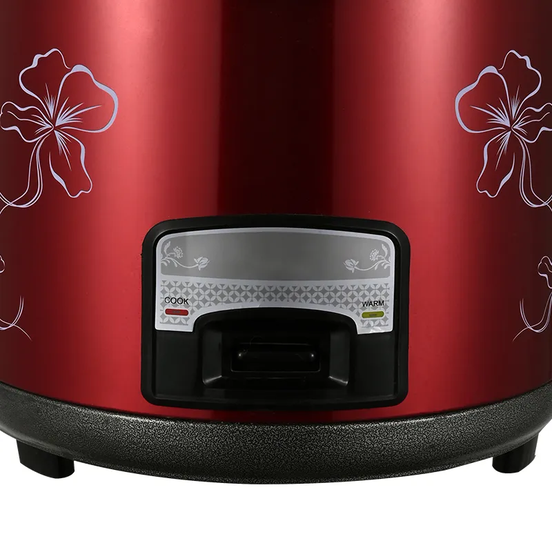 Red Stainless Steel Rice Cooker One Touch Operation Wholesale China Factory