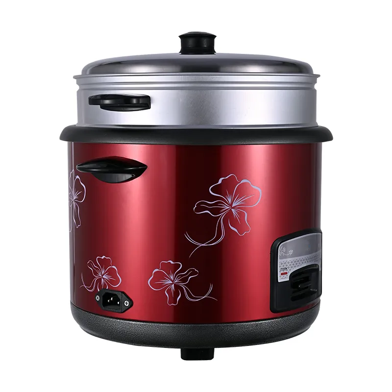 Red Stainless Steel Rice Cooker One Touch Operation Wholesale China Factory