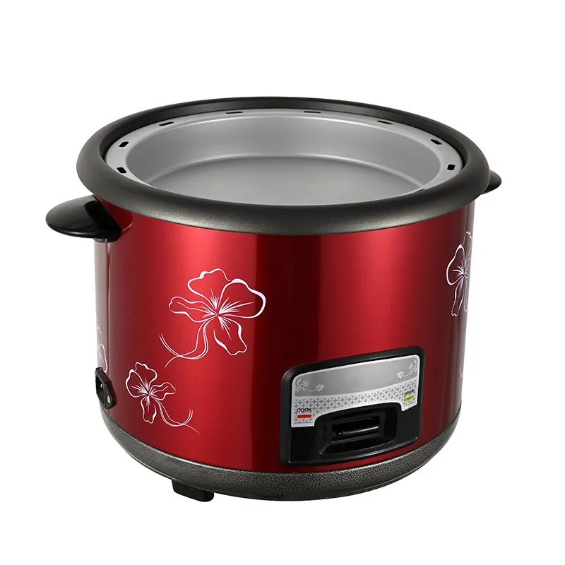 Red Stainless Steel Rice Cooker One Touch Operation Wholesale China Factory
