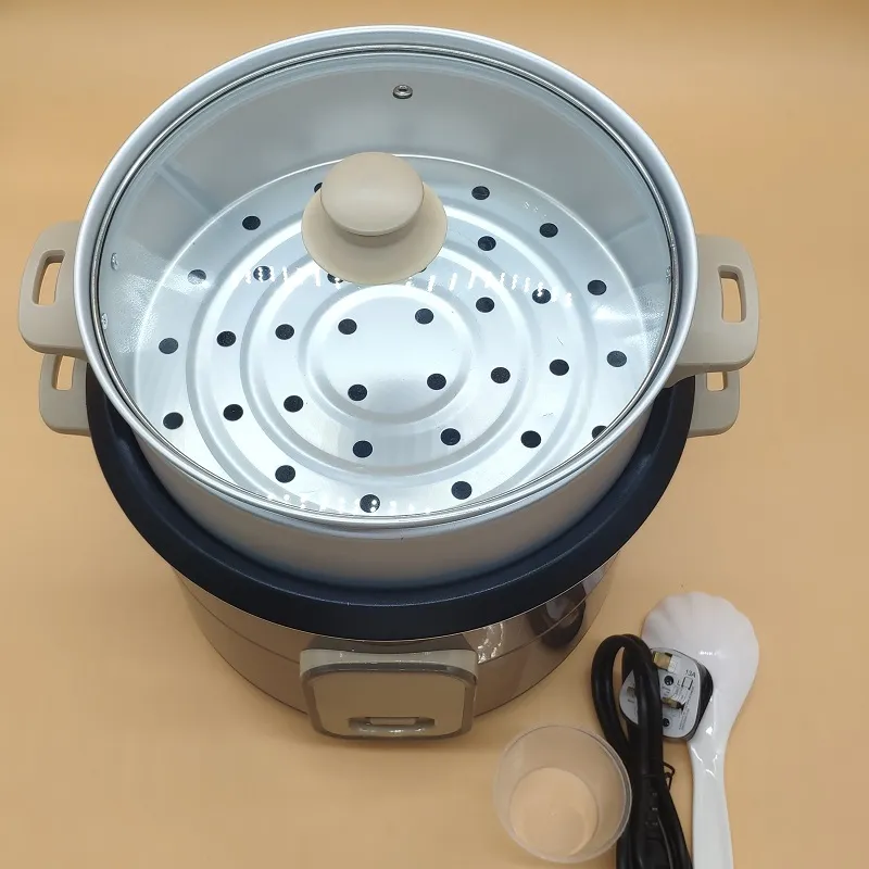 Ss Electrical Non Stick Coating Kitchen Cooker with Food Steamer Tray