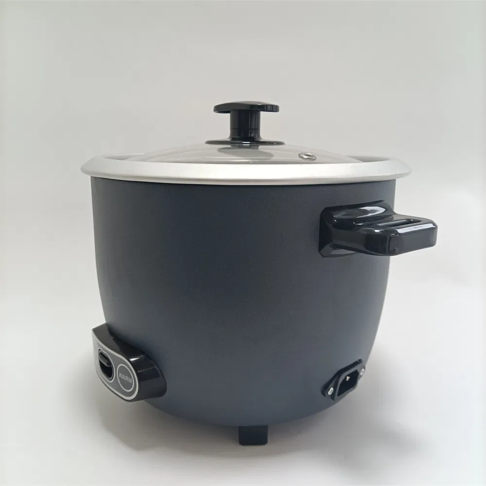 China Factory OEM Wholesale Small Home Household One - Touch Operation Red Stainless Steel Body Straight Rice Cooker