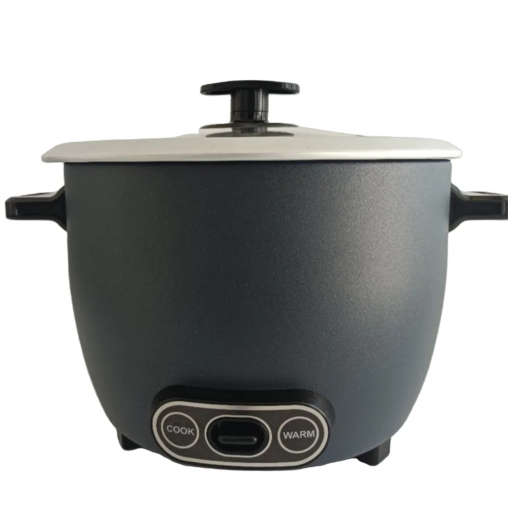 China Factory OEM Wholesale Small Home Household One - Touch Operation Red Stainless Steel Body Straight Rice Cooker