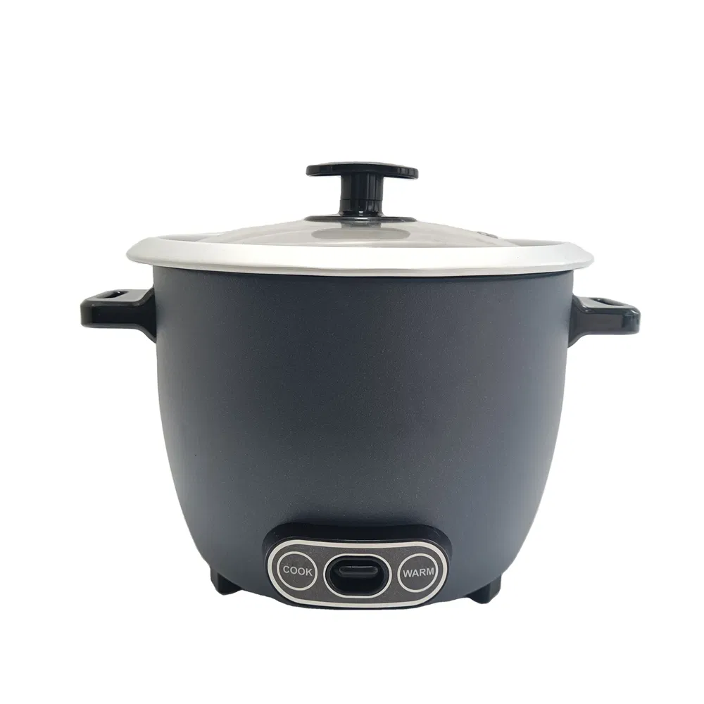 China Factory OEM Wholesale Small Home Household One - Touch Operation Red Stainless Steel Body Straight Rice Cooker