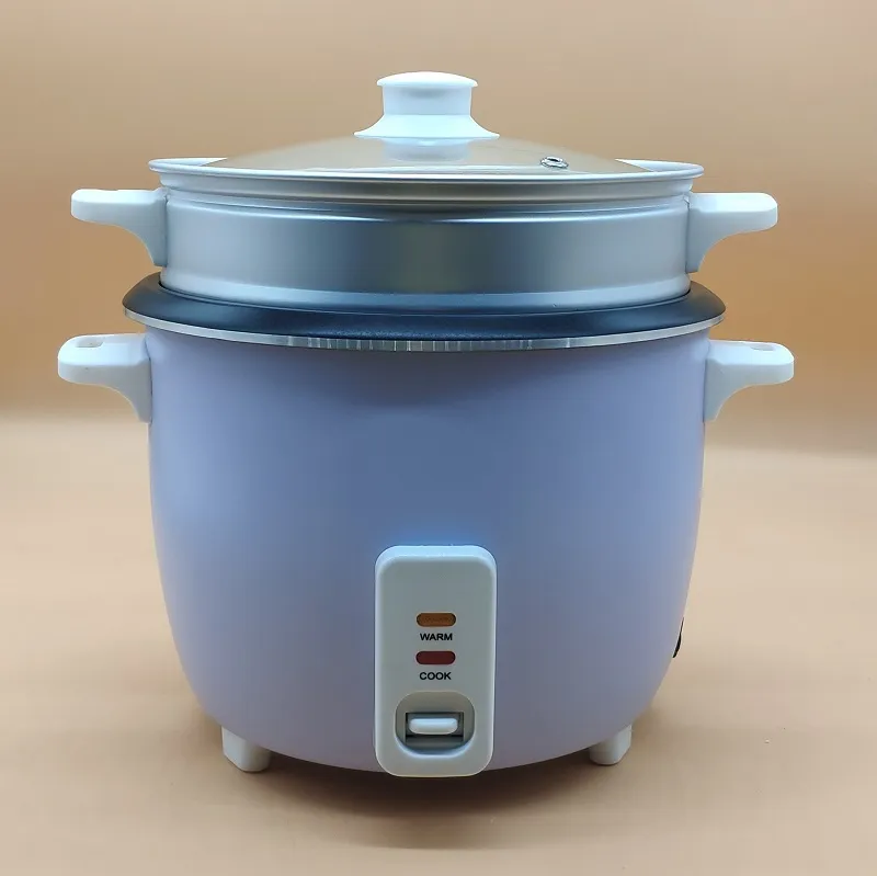1.8L 10 Cups Electric Rice Cooker with Glass Stainless Steel Lid Viewing Cooking Process