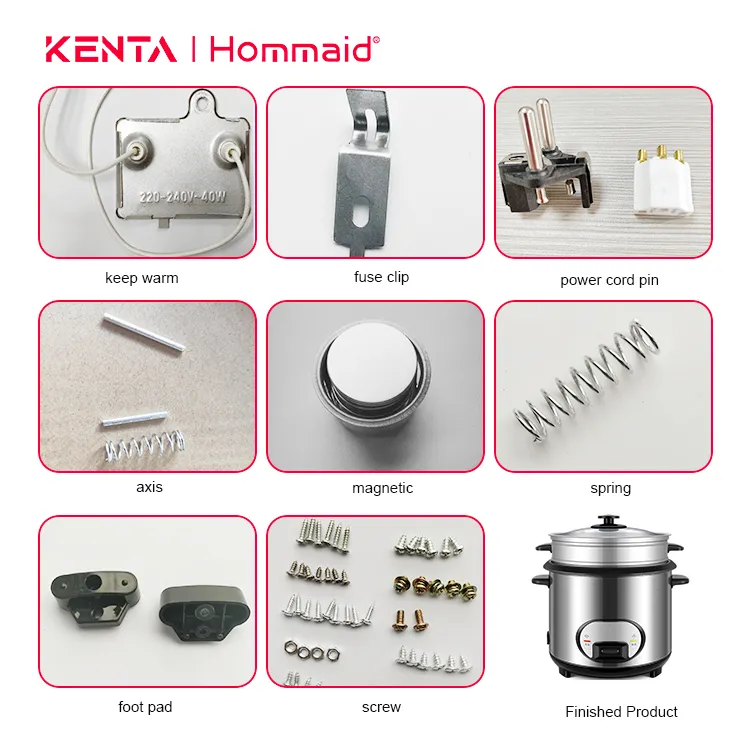 Rice Cooker Spare Parts Body Heating Plate Parts of Rice Cooker for Electric Kettle Accessories Spring