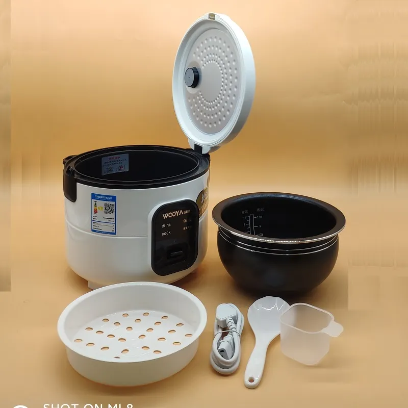 1.5L Dry Rice Cooker with Bowl Shape Heater and Belly Rice Pot