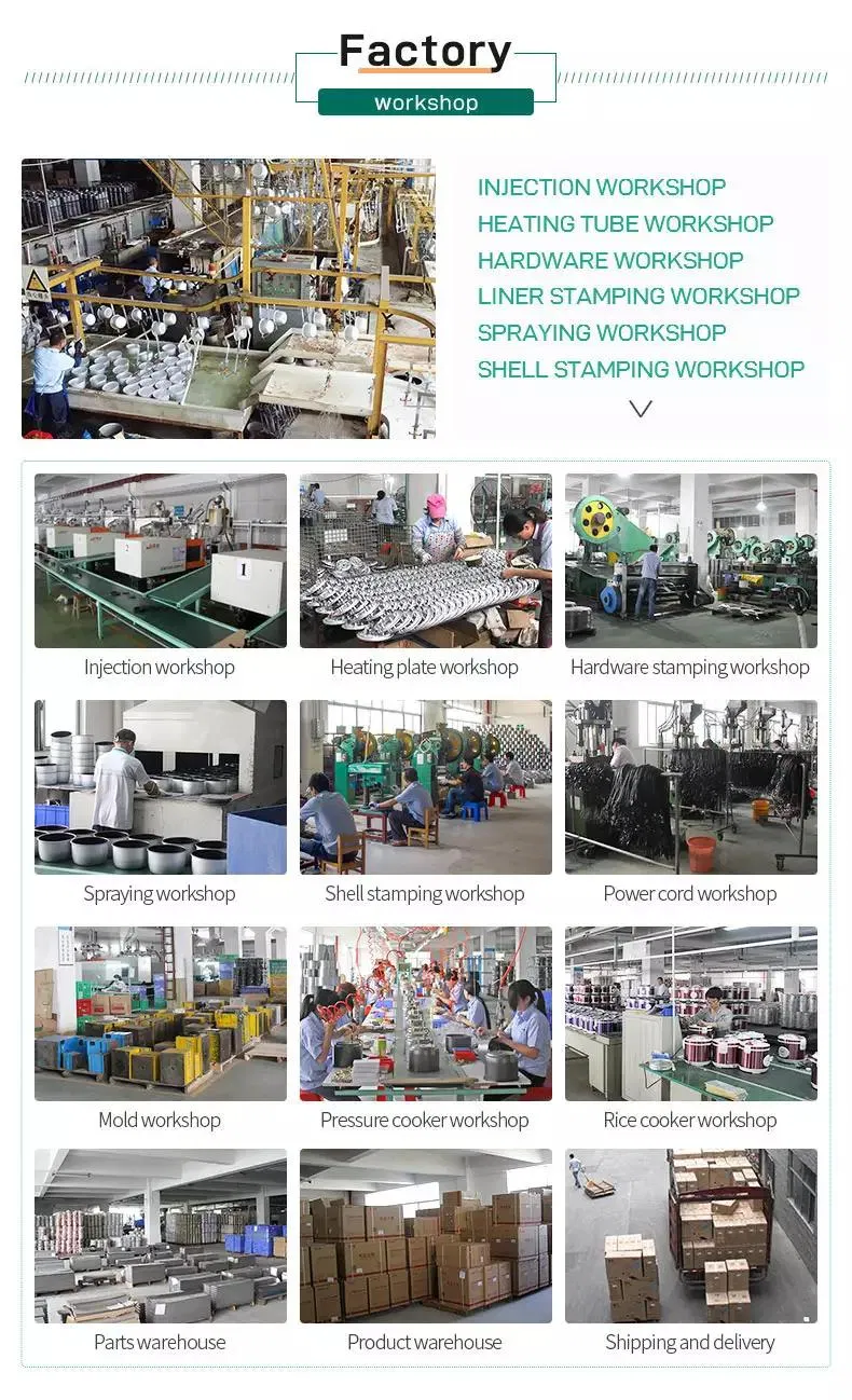 Simple Style Flower Printed Aluminum Inner Pot Kitchen Drum Rice Cooker