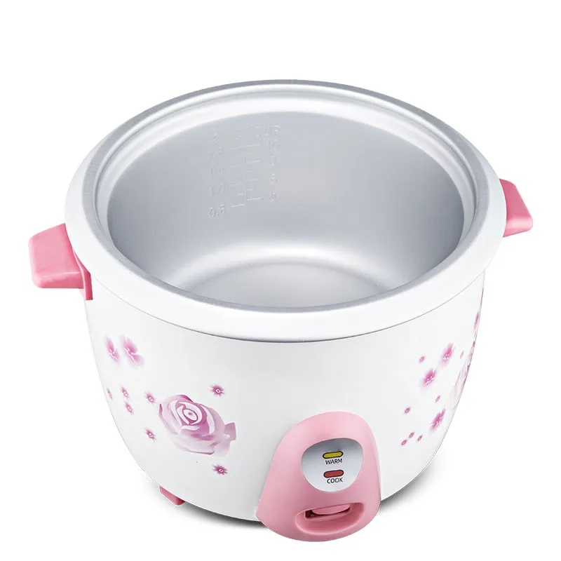 Simple Style Flower Printed Aluminum Inner Pot Kitchen Drum Rice Cooker