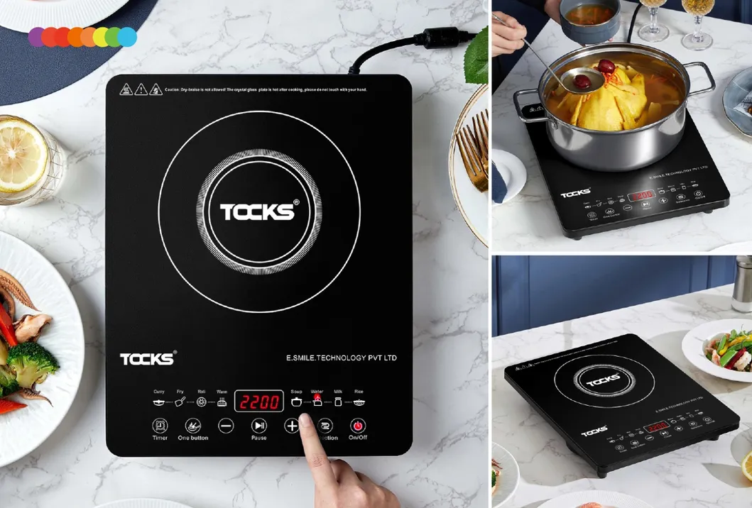 2000W Premium infrared radiant cooktop induction stove for stir-fry pan cooking and BBQ CC-031