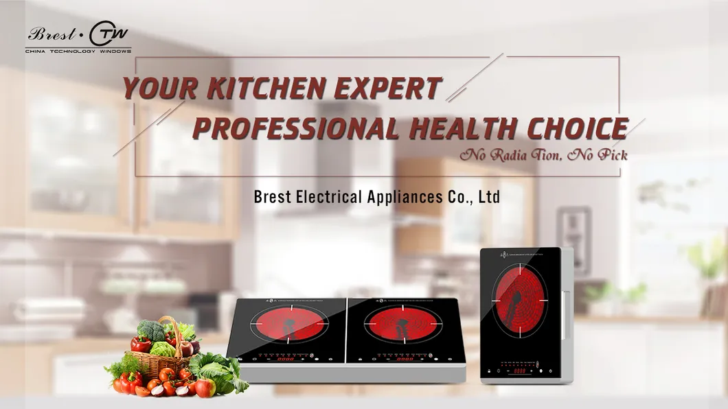 Single Infrared Cooker Ceramic Cooker with Hidden Handle Pass CE/CB