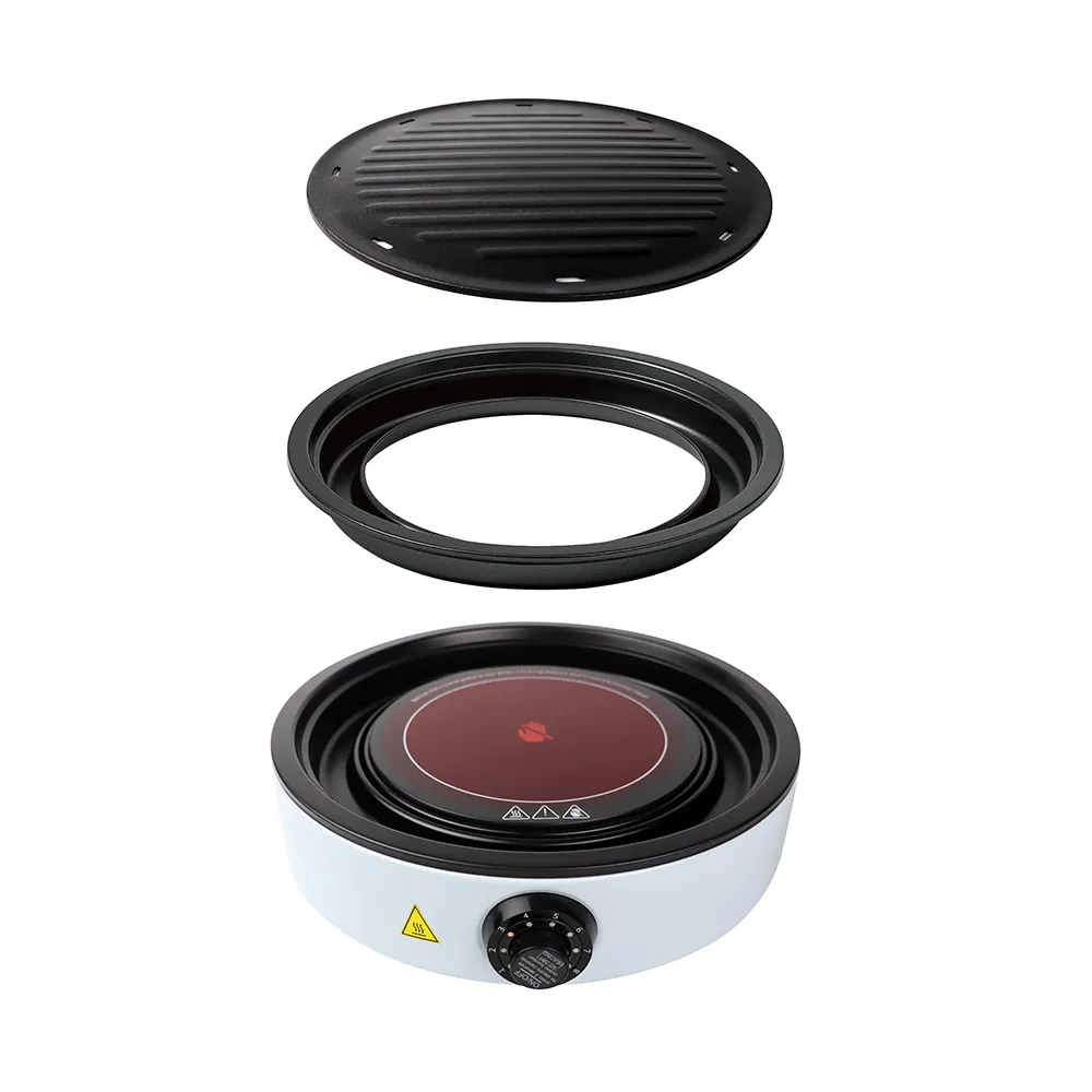 Innovative 240mm Round Ceramic Hob with Safety Cool Touch Feature No Radiation