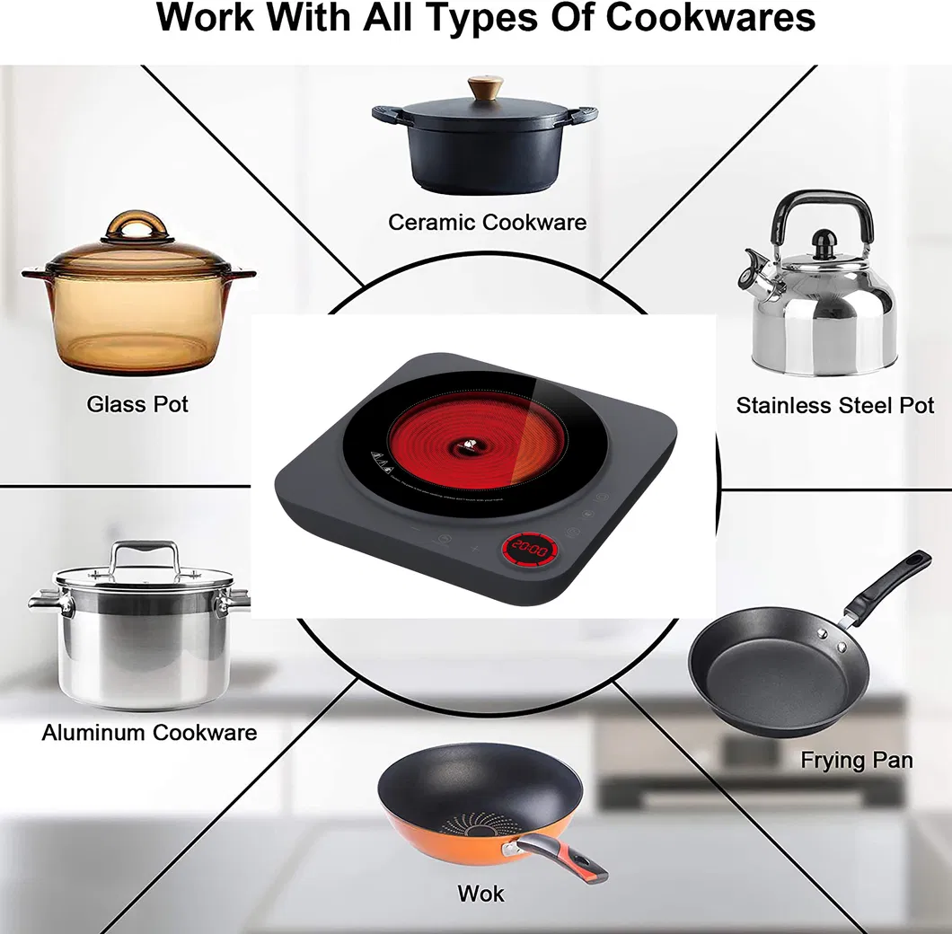 2000W Ailipu Cheap Price Sensor Touch Control Induction Cooktop