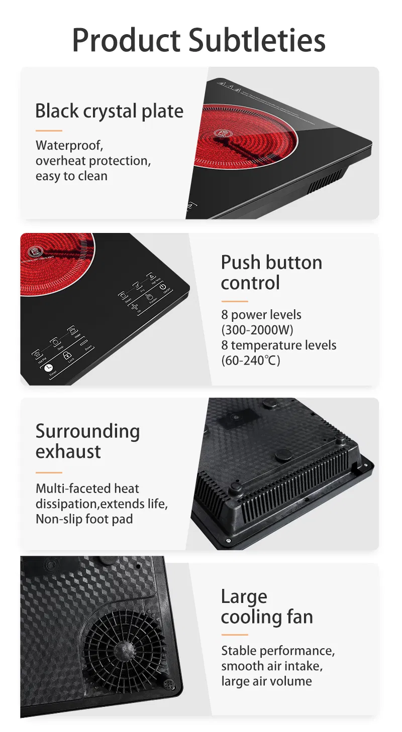 Mzd Infrared Cooker for Cooking High Power Infrared Cooktop