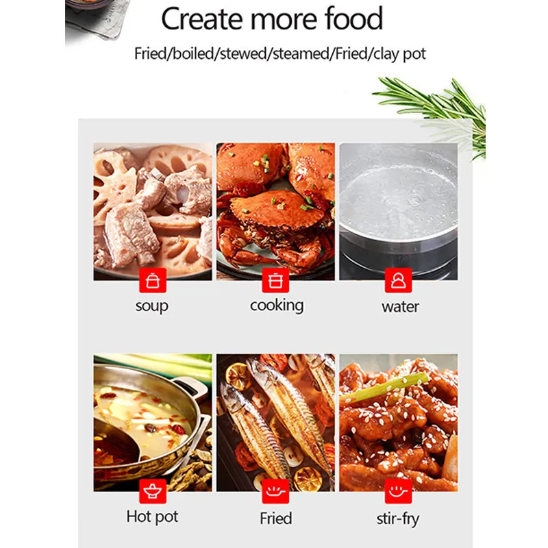 Multifuntion Household Electric Induction Cooker 220V 2000W