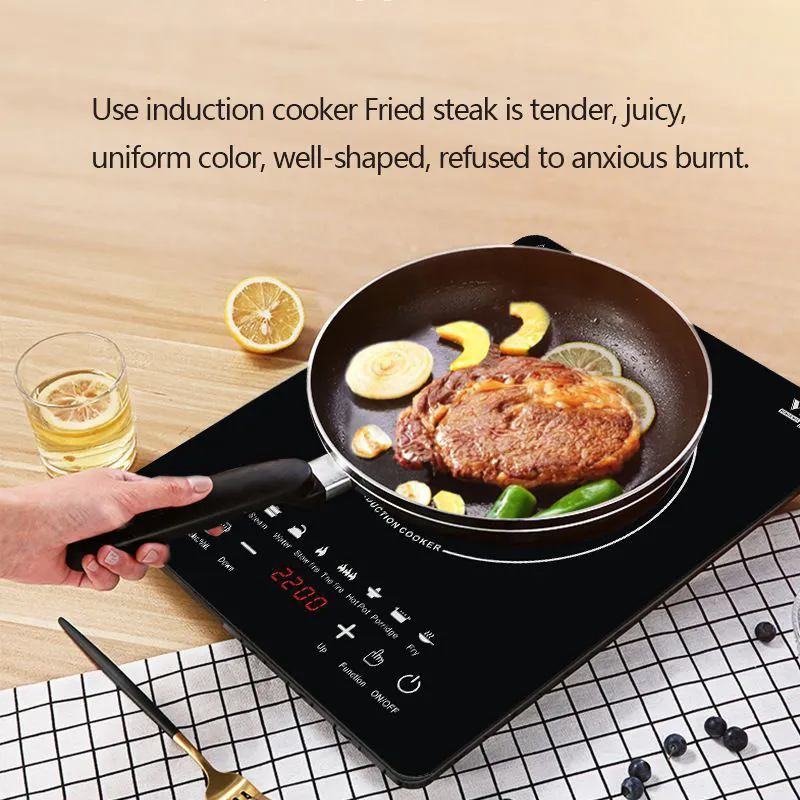 Multifuntion Household Electric Induction Cooker 220V 2000W