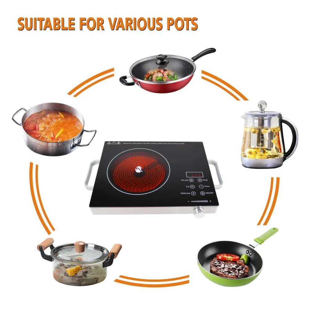 Smart Touch Infrared Ceramic Cooker for Effortless Cooking