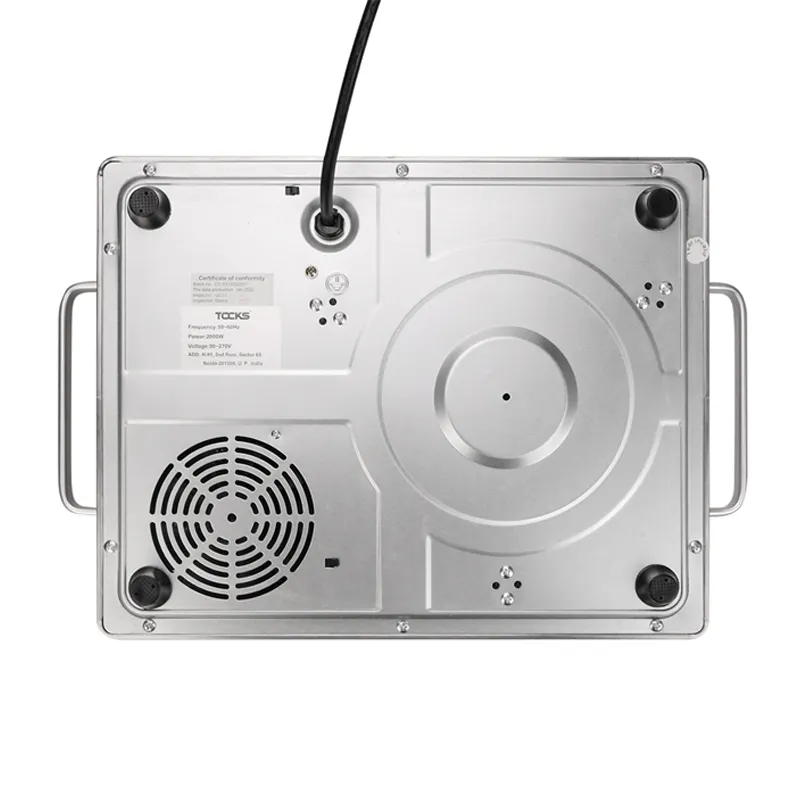 Black crystal glass induction stove cooker touch control CC-031