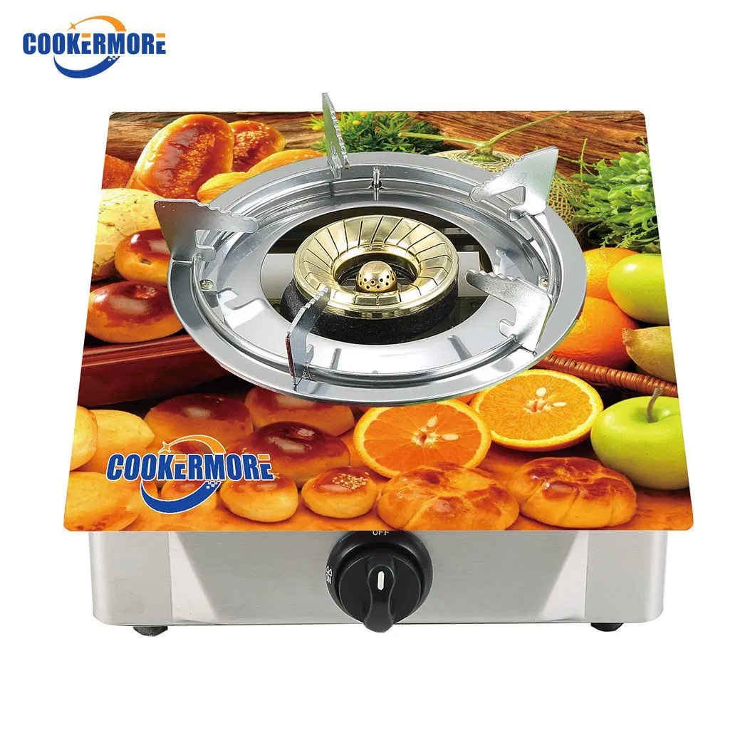 Stainless Steel signal Burner Low Energy Consumption Gas Stoves