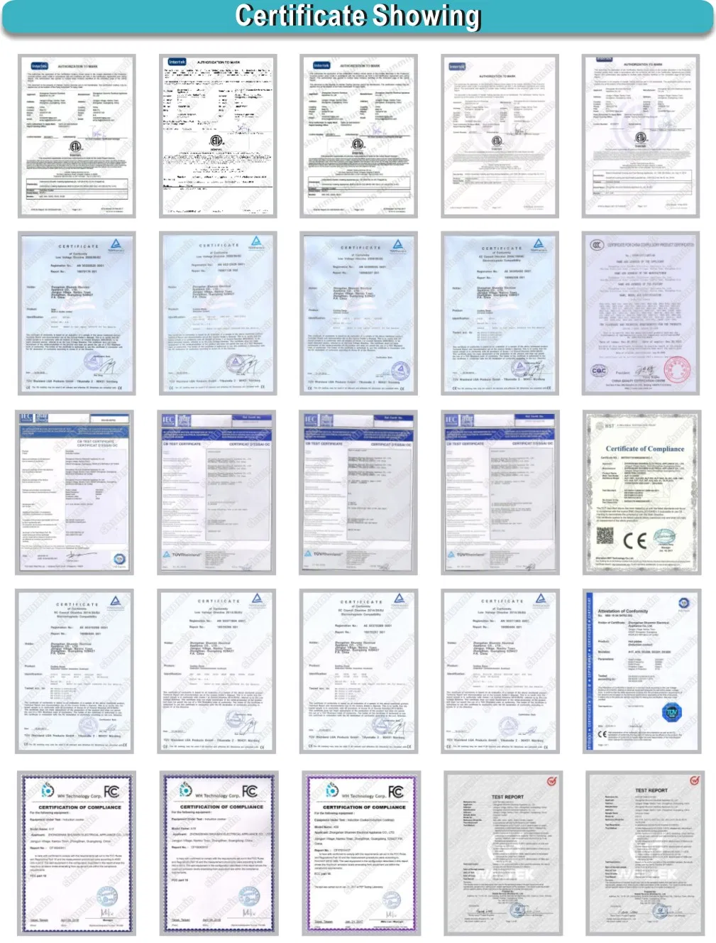 2000W built in induction cooker for restaurant use