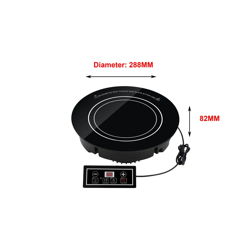 2000W built in induction cooker for restaurant use
