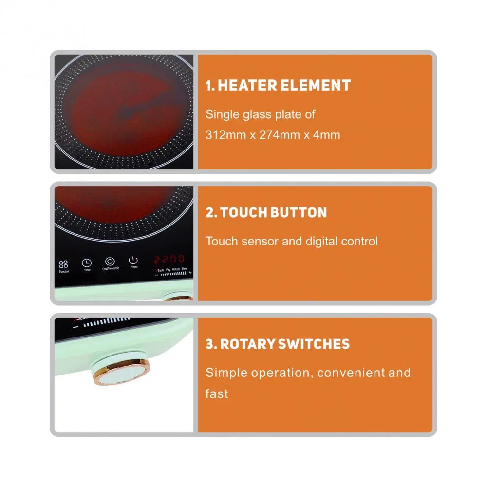 2200W Digital Control Ceramic Cooker