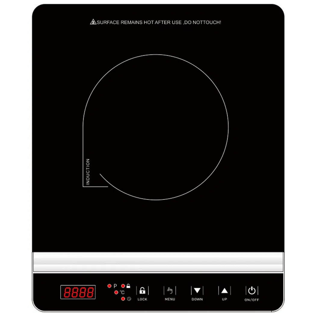 Induction Hob Cooker with Strong Body Sensor Touch 2000W Pass CE CB