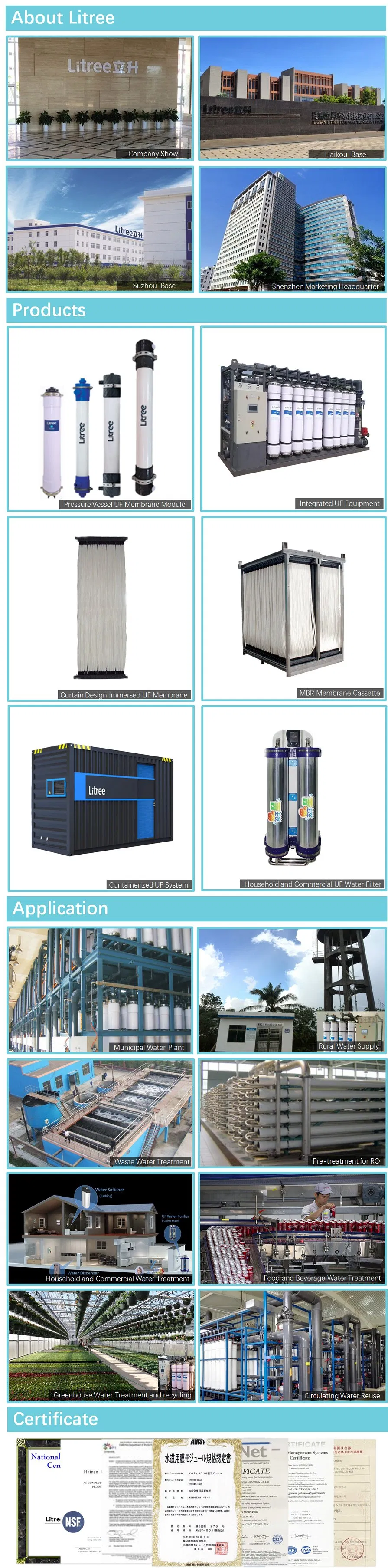 Ultra Filtration Membrane Home Water Filter