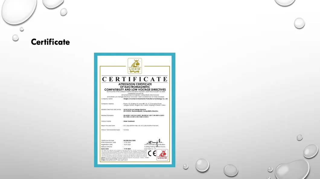 High-Efficiency Ozone Water Filtration Purifier for Home Use