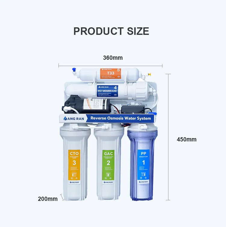 Reserve Osmosis Membrane Home Using Machine Water Filtration System for Home