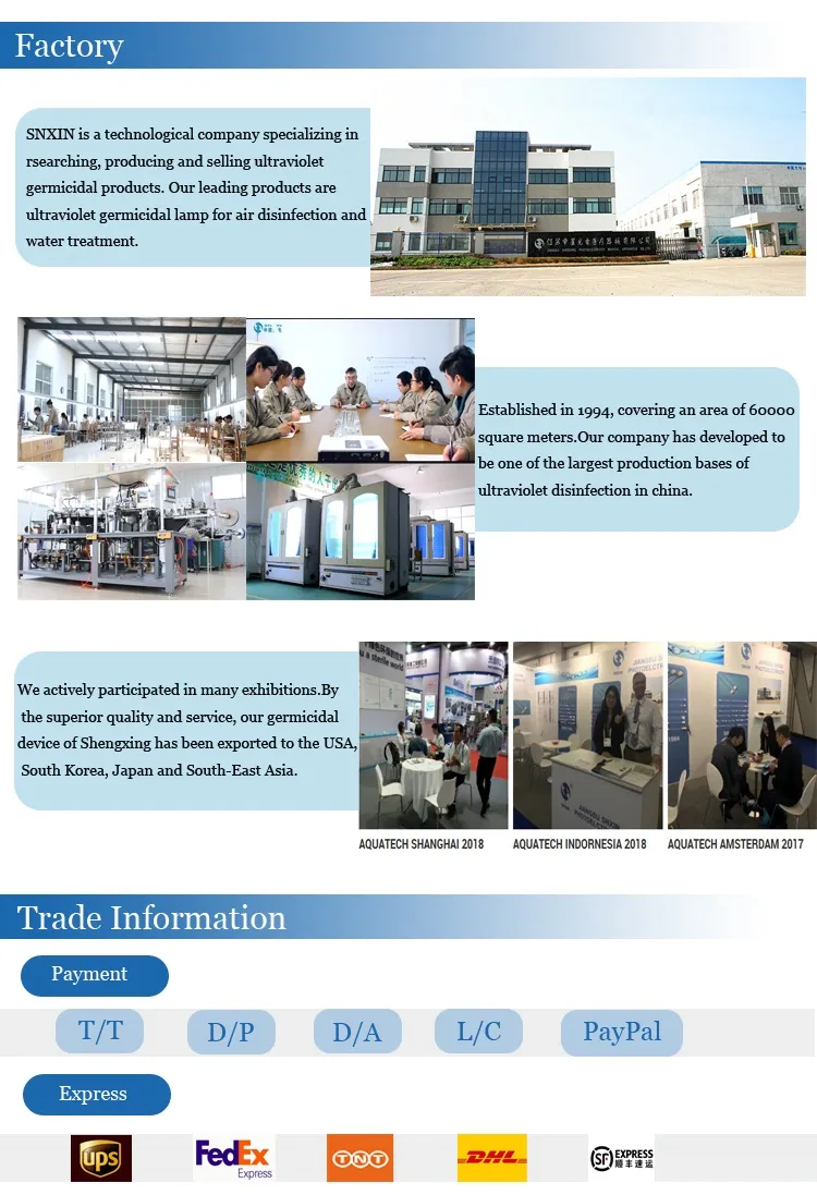 Polished UV Filter 304ss 10W 1/4''bsp Female 0.5gpm Filtration System 254nm Ozone-Free Drinking Water Filter for Home