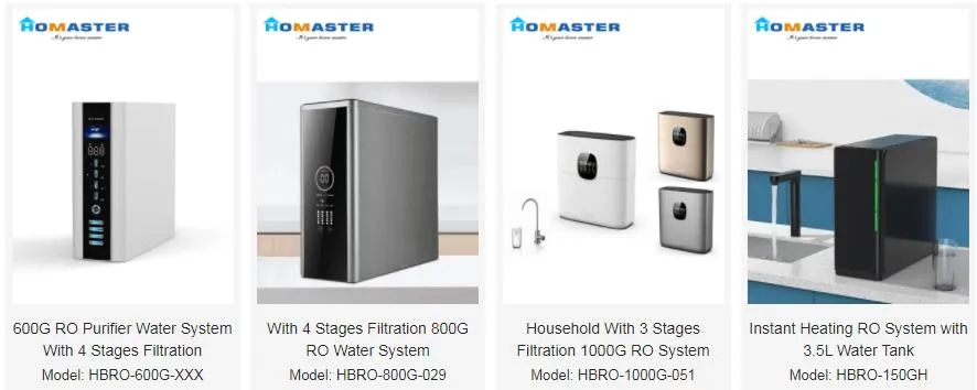 4 Stages 600g RO Water Filtration for Home and Office Use (HBRO-600G-DYJ)