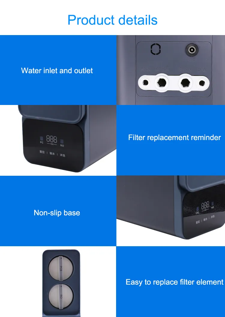 Conbl High-Performance 5-Stage RO Water Filtration Purifier for Home Use
