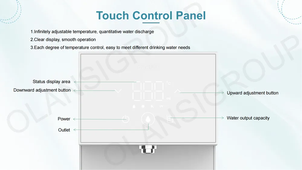 Home Water Filtration System UV Water Filter Counter Top Alkaline Water Machine