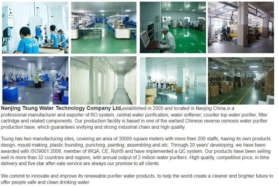 4 Stages Water Filtration for Home Use Ry-UF-4