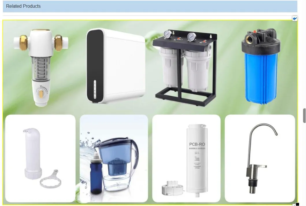 4 Stages Water Filtration for Home Use Ry-UF-4