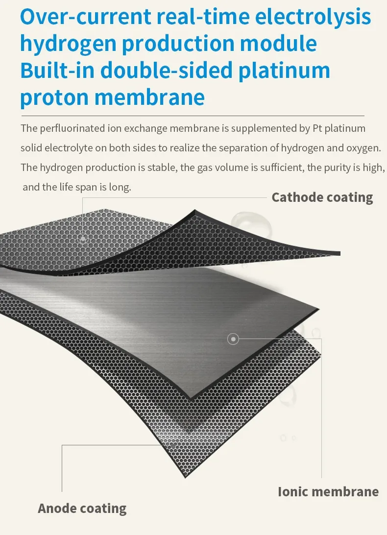 Hydrogen 3 Stage Filtration Home Reverse Osmosis Purifier Drinking Water Dispenser with UVC Hydrogen Water Purifier