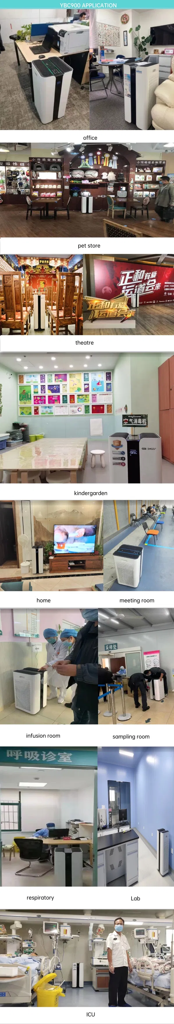 Household Appliance Smart Portable UV Sterilizer Sterilization Air Purifier with HEPA Filter