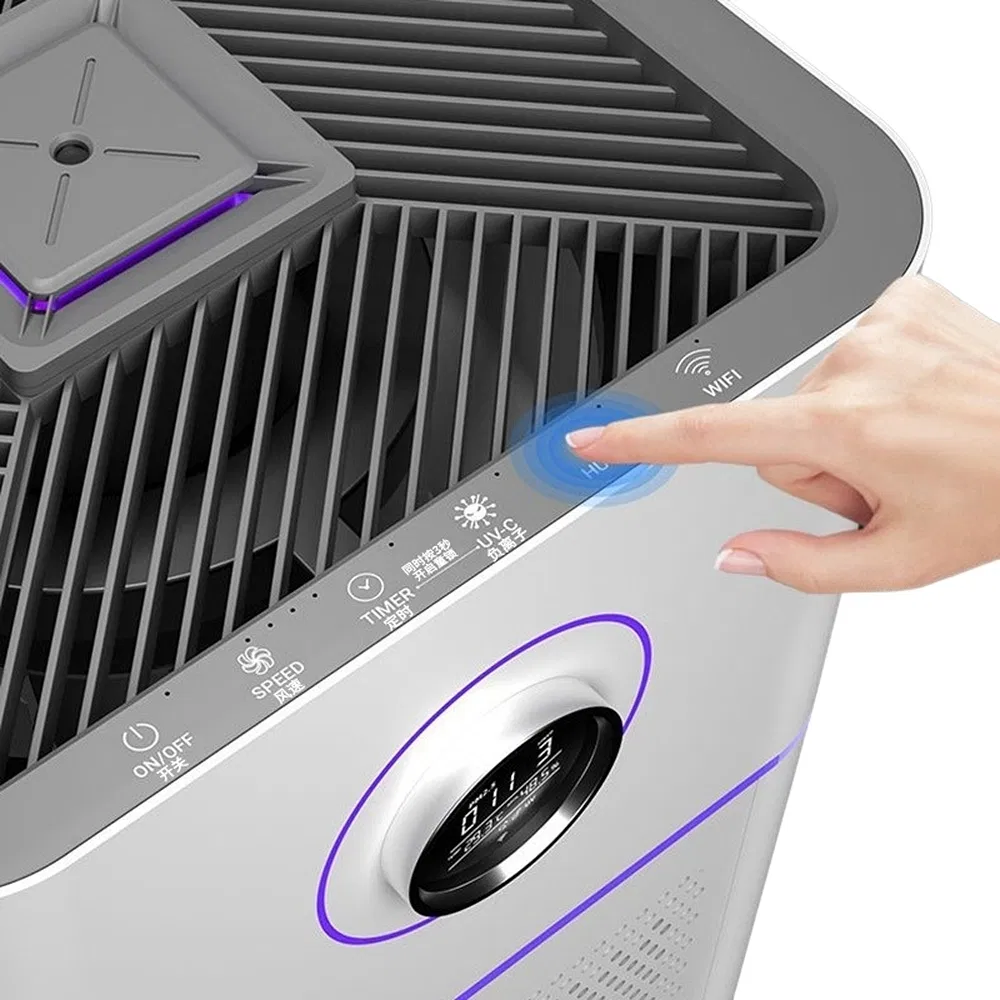 China Manufacturing 68W Rated Power Mobile Room Air Purifier