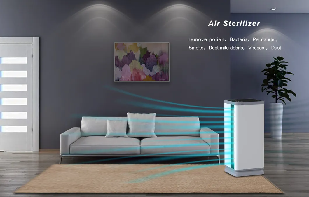 2 in 1 Household Multi-Functional Desktop Air Purifier Household Mini Office